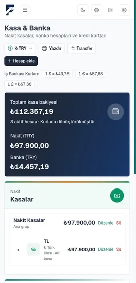 Finnext panel ekran görüntüsü
